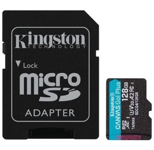KINGSTON MICROSD 128GB CANVAS GO PLUS 4K (SDCG3/128GB)