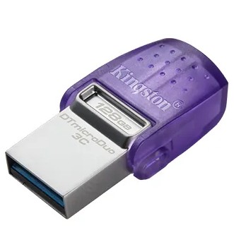 KINGSTON DT/DUO 128GB USB 3.2 MORADA (DTDUO3CG3/128GB)