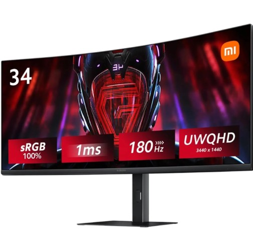 MONITOR 34" XIAOMI G34 CURVE 180Hz/UWQHD HDMI/ DP (55058)