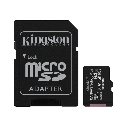 KINGSTON MICROSD 64GB CANVAS SELECT PLUS (SDCS3/64GB)