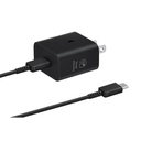SAMSUNG ADAPTADOR USB-C 25W + CABLE NEGRO (EP-T2510XBTGTW)