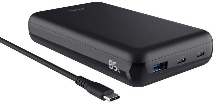 TRUST POWER BANK USB A(1) C(2) 20K mAh /100W/45W (25240)