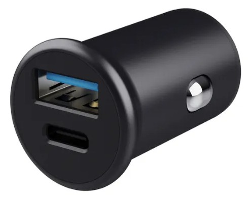 TRUST APTADOR PARA CARRO 38W USB-C/ USB-A (25197)