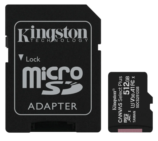 KINGSTON MICROSD 512GB CANVAS GO PLUS (SDCS2/512GB)
