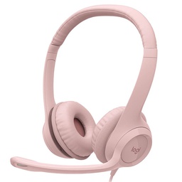 [097855181954] LOGITECH AURICULARES H390 ROSADO (981-001280)