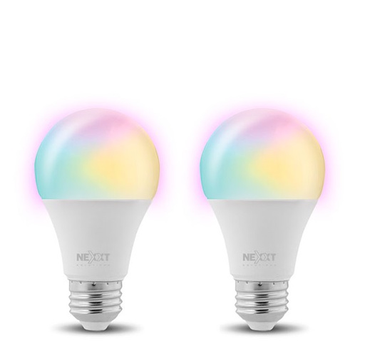 NEXXT HOGAR BOMBILLO LED RGB 2PK (NHB-C110M 2PK)