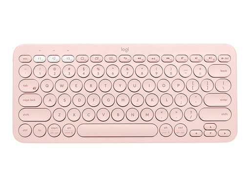 LOGITECH TECLADO BT PEBBLE KEY2 K380S MULTI-DEVICE PAPAYA ESP (920-011785)