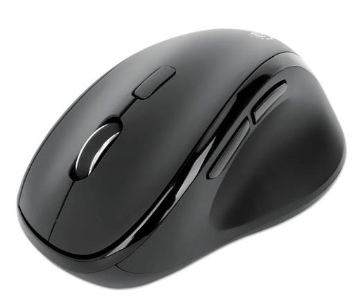 MANHATTAN RATON ERGONOMICO 2-EN-1 NEGRO (190237)