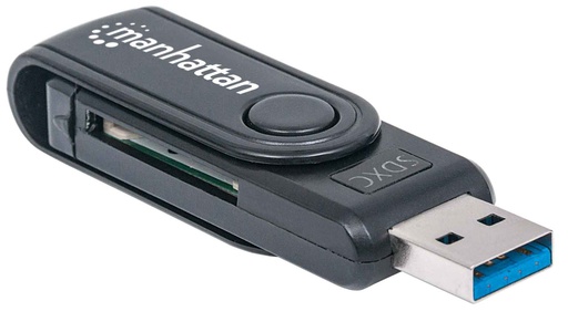 MANHATTAN LECTOR DE TARJETA USB-A A SD/MICROSD (101981)