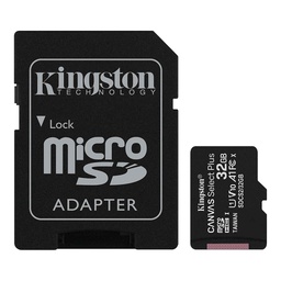 [740617298680] KINGSTON MICROSD 32GB CANVAS SELECT PLUS (CLASE 10)